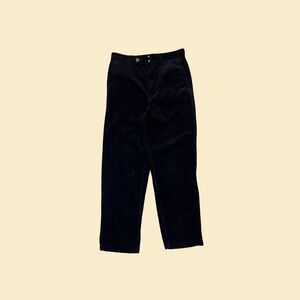 2000s GAP corduroy 33x34 pants, vintage Y2K black straight leg mens trousers